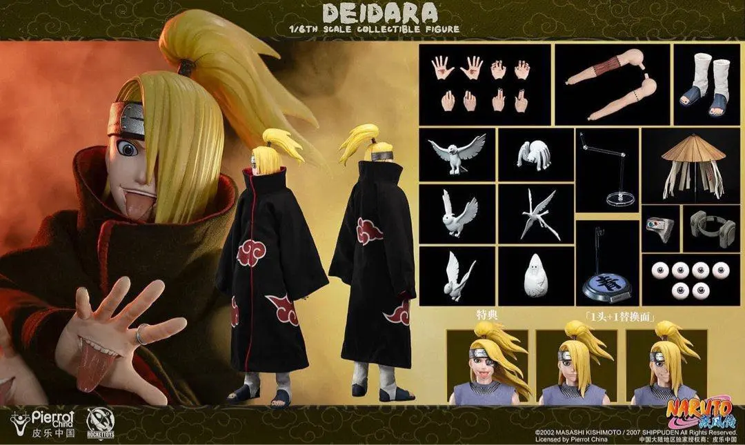 【最終価格】RocketToys 日向ヒナタ アクションフィギュア Rocket Toys 1/6 公式公認 Naruto 日向ヒナタ塗装済み可動
