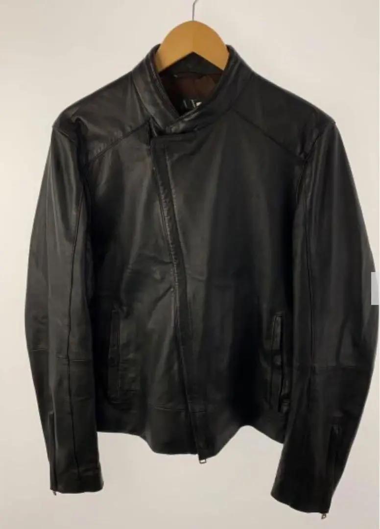 アルマーニエクスチェンジ ラムレザー ジャケット S シングルライダース ARMANI EXCHANGE（アルマーニエクスチェンジ）の「【A|X