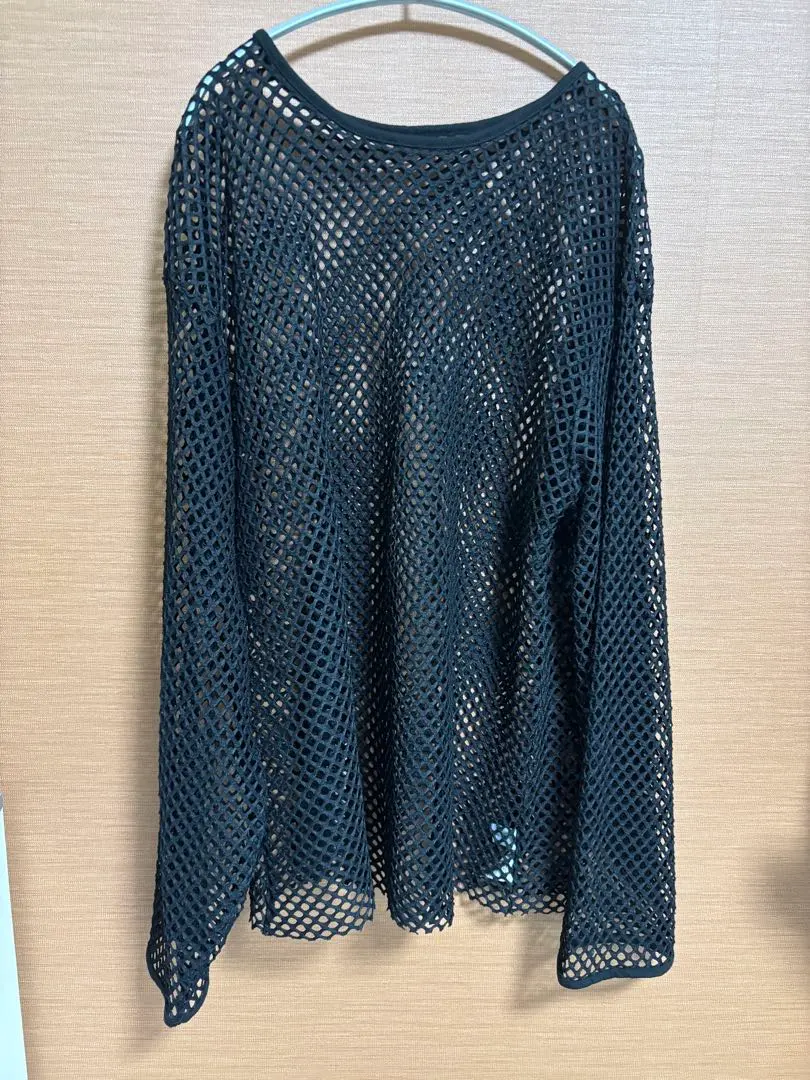 ADRER 舒適網眼高彈力寬鬆套頭衫 的縮圖