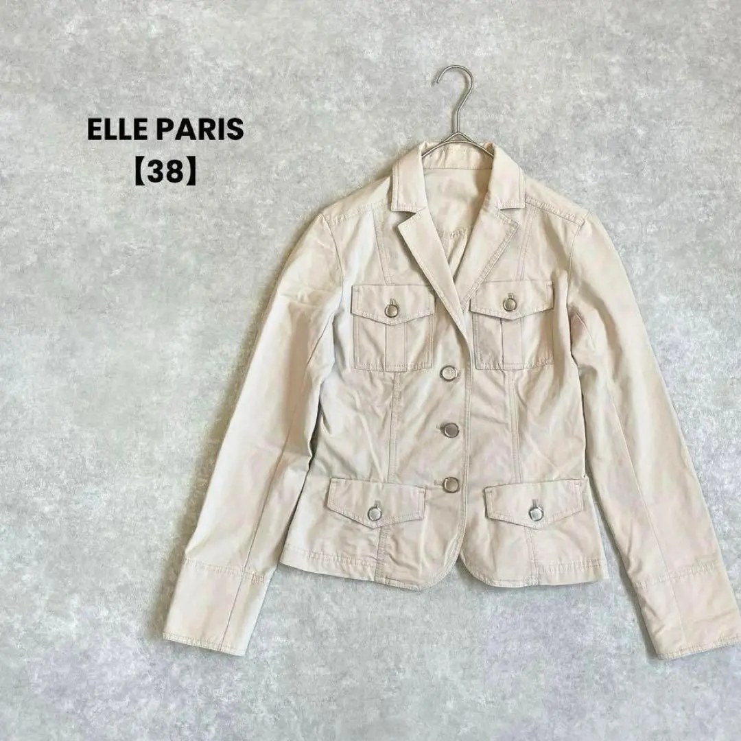 Thumbnail of a1448 * ELLE PARIS Casual Jacket, Beige 【38】