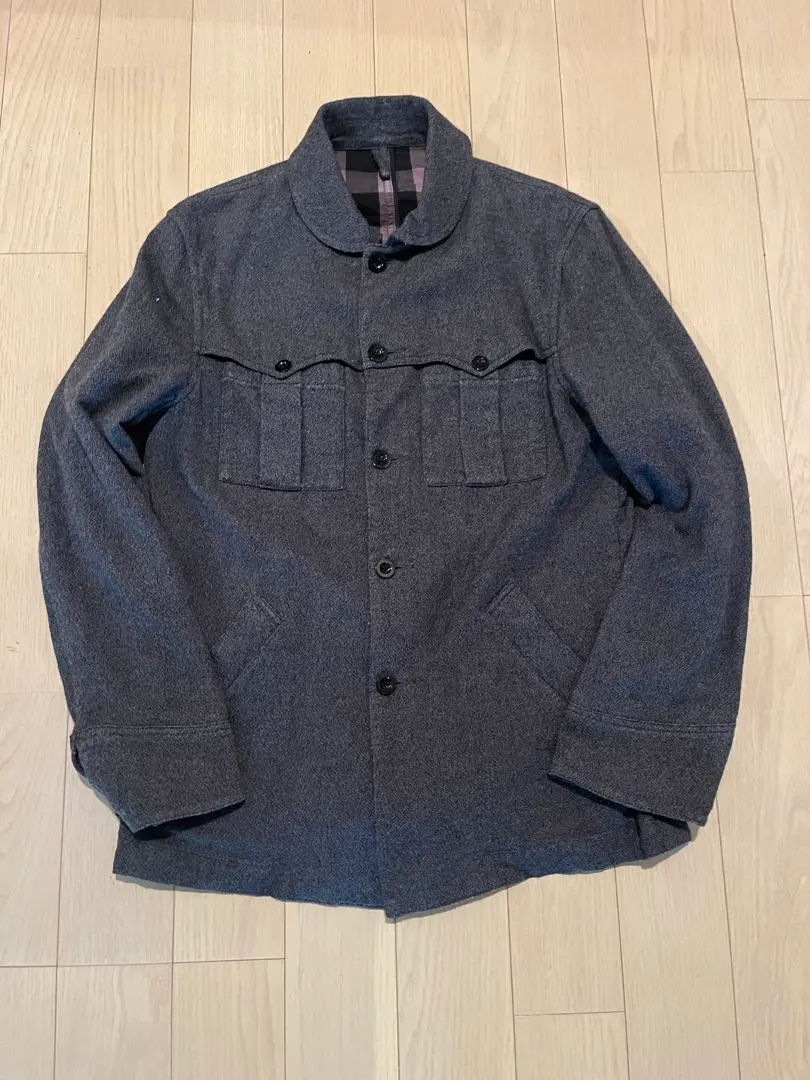 TOMORROWLAND (BLUE WORK) 灰色 羊毛外套 的縮圖