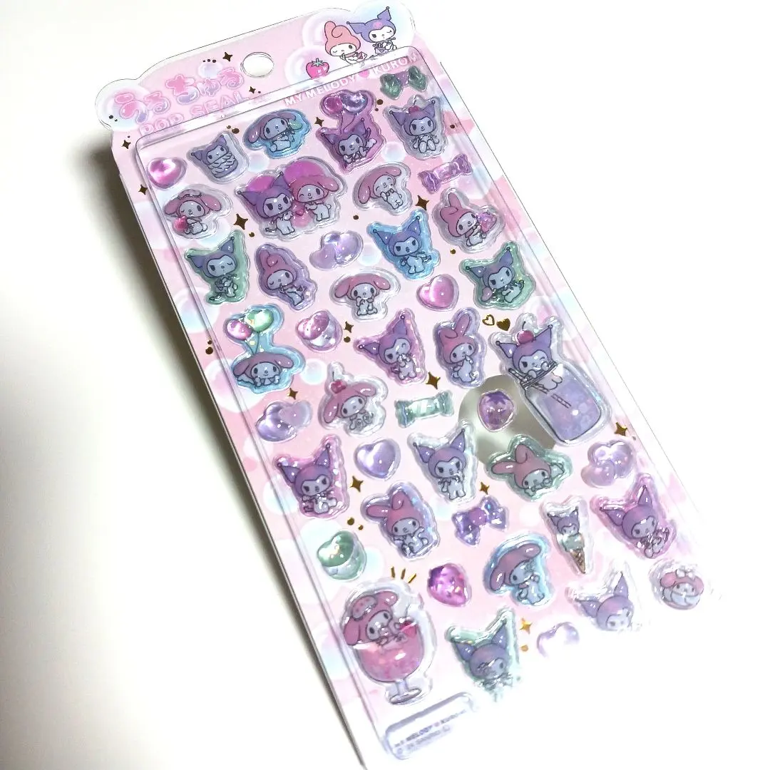 Thumbnail of [New, Unopened] Uruchuru Pop Seal <<My Melody & Kuromi>>