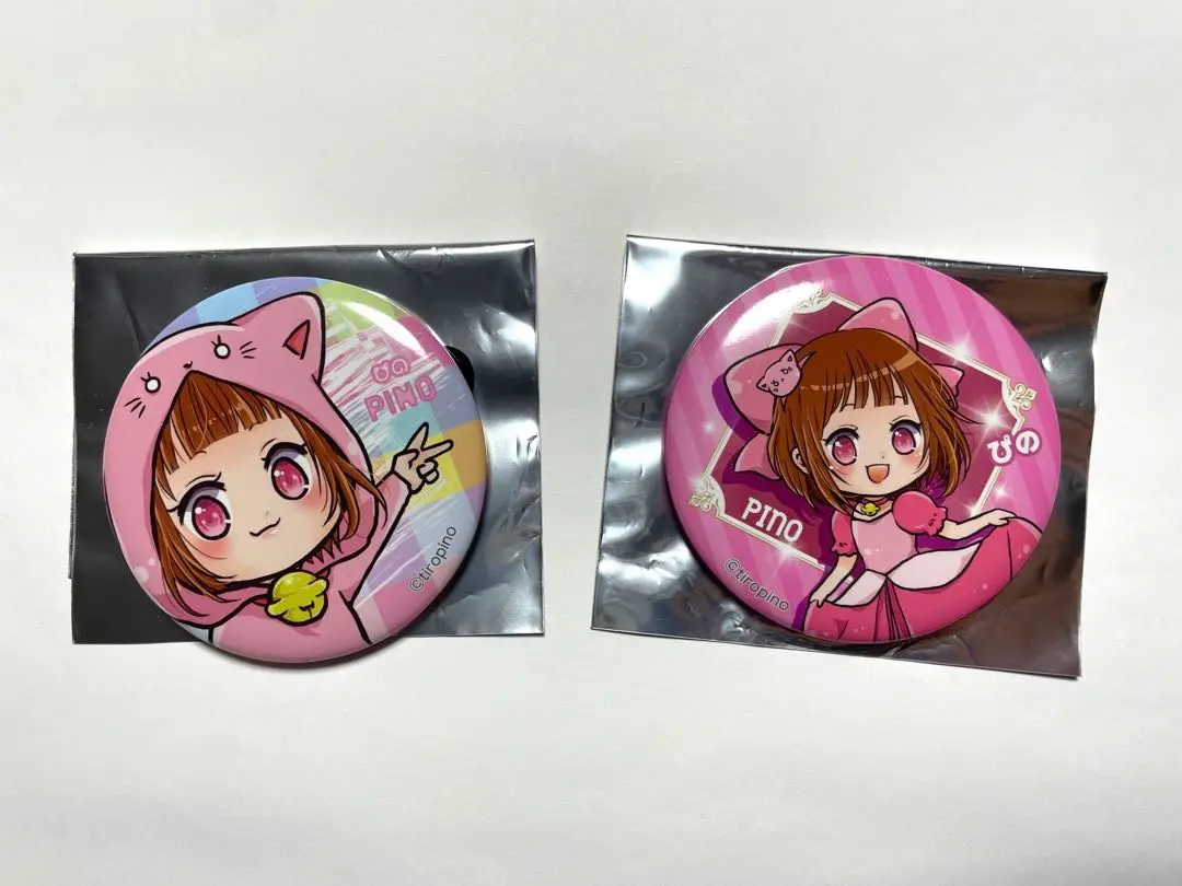 未使用 ちろぴの　ちろる　まとめ売り　缶バッジ　ブロマイド　ちろるさん　ぴの ちろぴの ちろぴのマーケット トレーディング缶バッジ ちろる 2