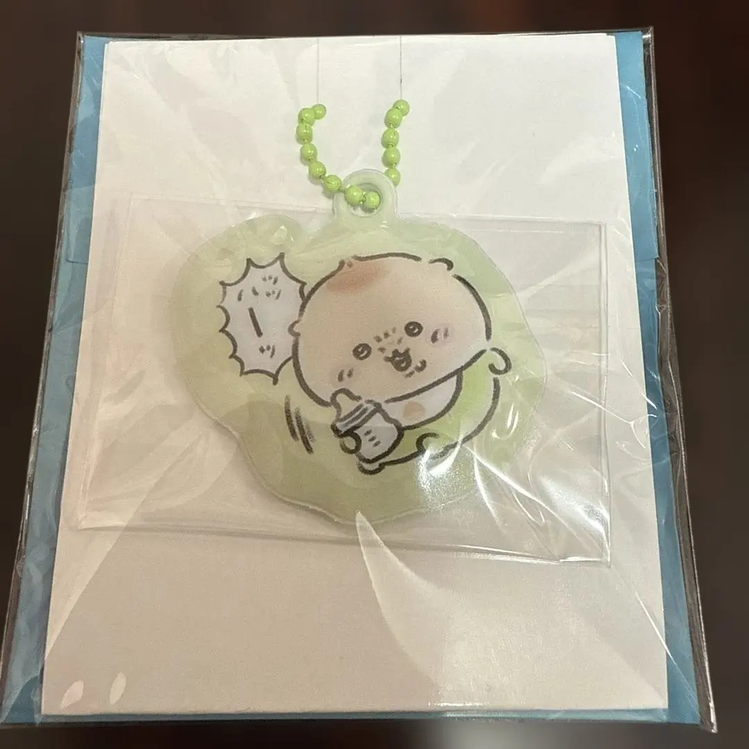 吉伊卡哇 ちいかわBaby PVC 圓鼓鼓鑰匙圈 栗子饅頭 的縮圖