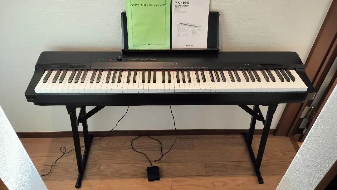 【未開封】CASIO キーボード CS-67P WE デジタルピアノ スタンド Amazon.co.jp: CASIO(カシオ) 純正 スタンド CS-68PBK ブラック