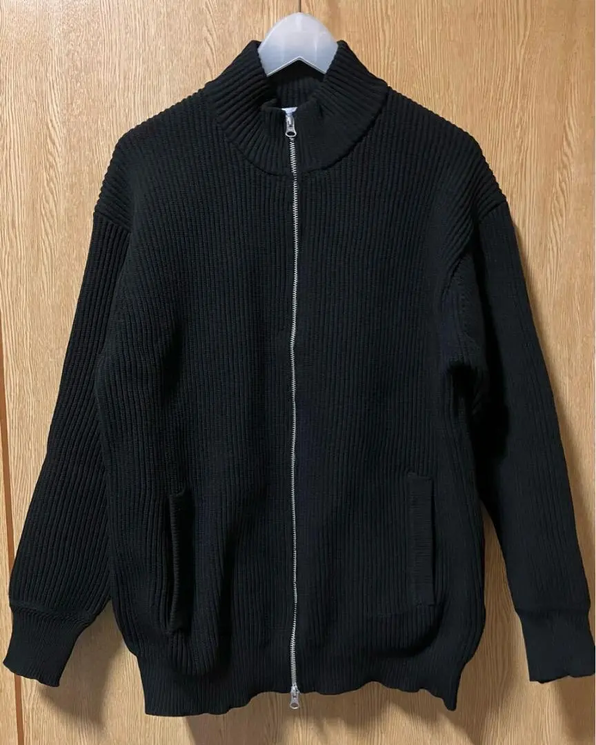Thumbnail of FREAK'S STORE Rib Knit Driver's Zip Cardigan M