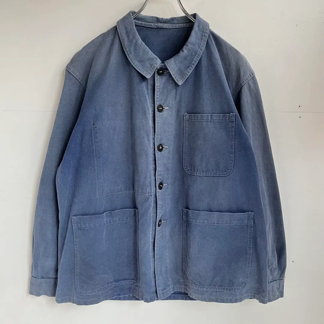 60s70s セントジェームス カバーオール フランス軍ワークジャケット XXL 60s70s セントジェームス カバーオール フランス軍ワーク