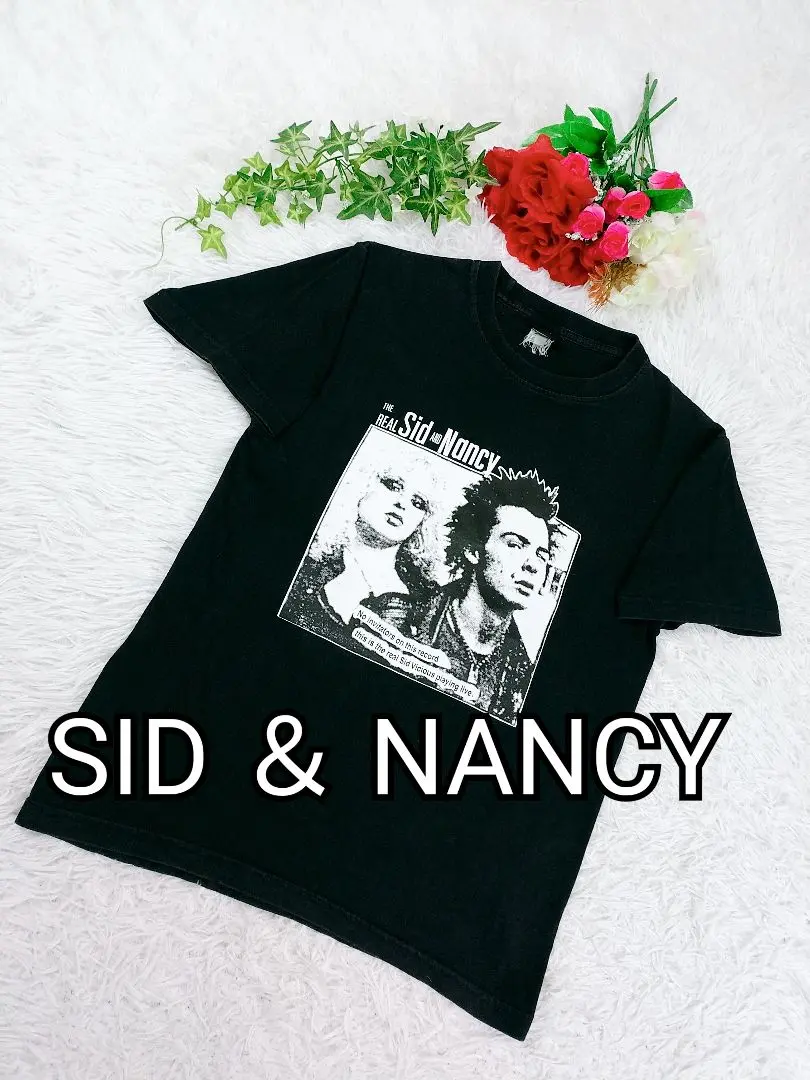 HYSTERIC GLAMOUR]DENNIS MORRIS/SID AND NANCY Tシャツ/WHITE