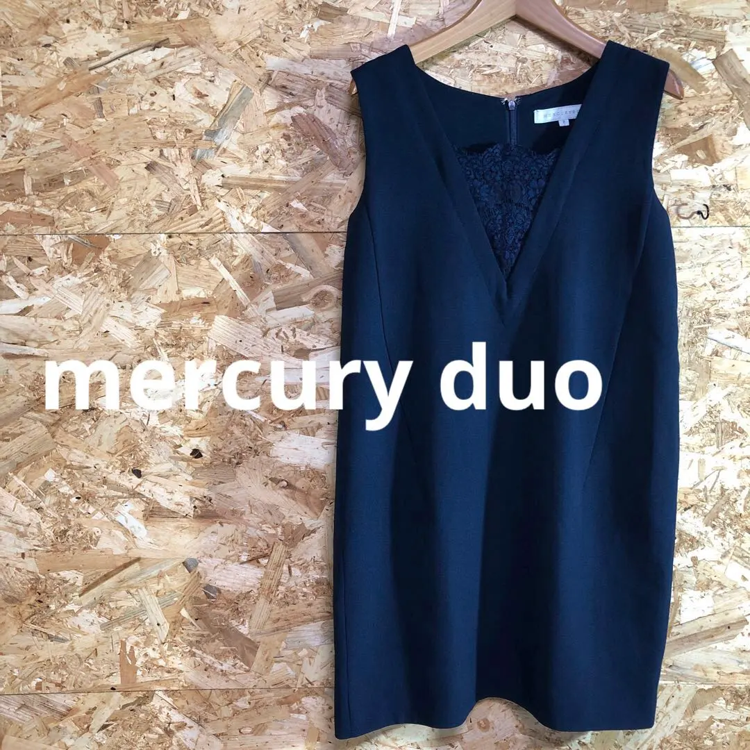Thumbnail of Mercury Duo Mini Dress Sleeveless M Navy [Item No. 2510]