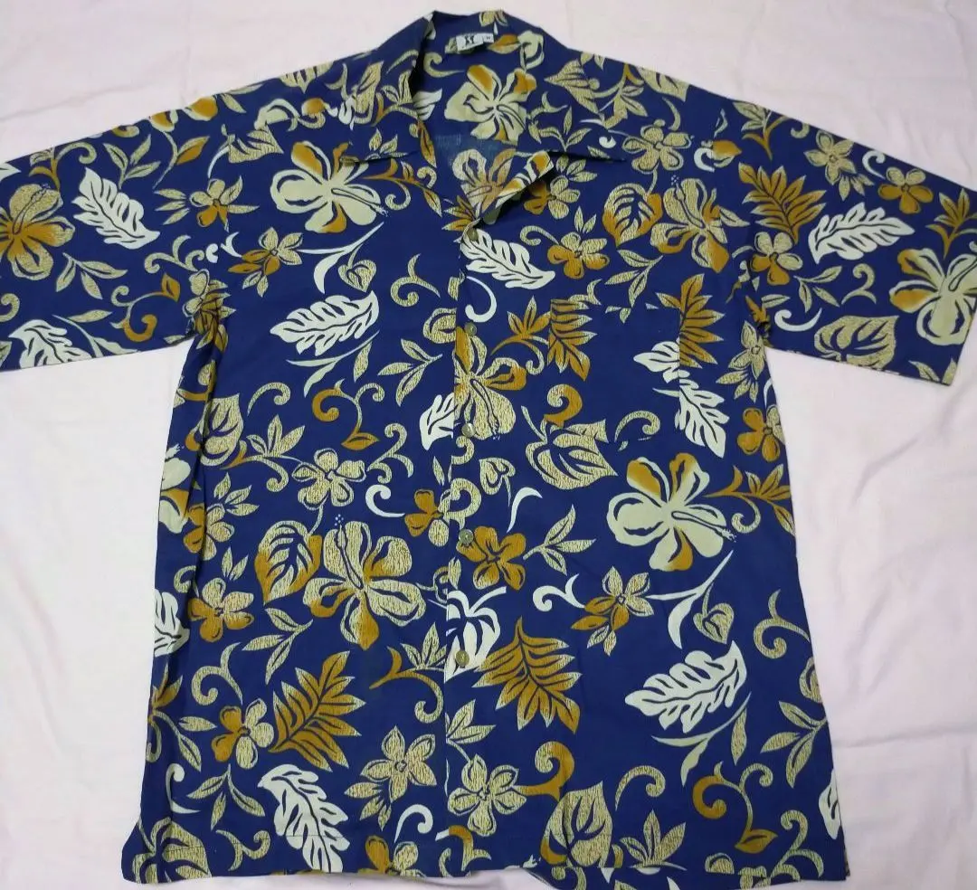 Thumbnail of 161◆Used◆Kariyushi Wear Aloha Shirt ISTE STYL Short Sleeve M