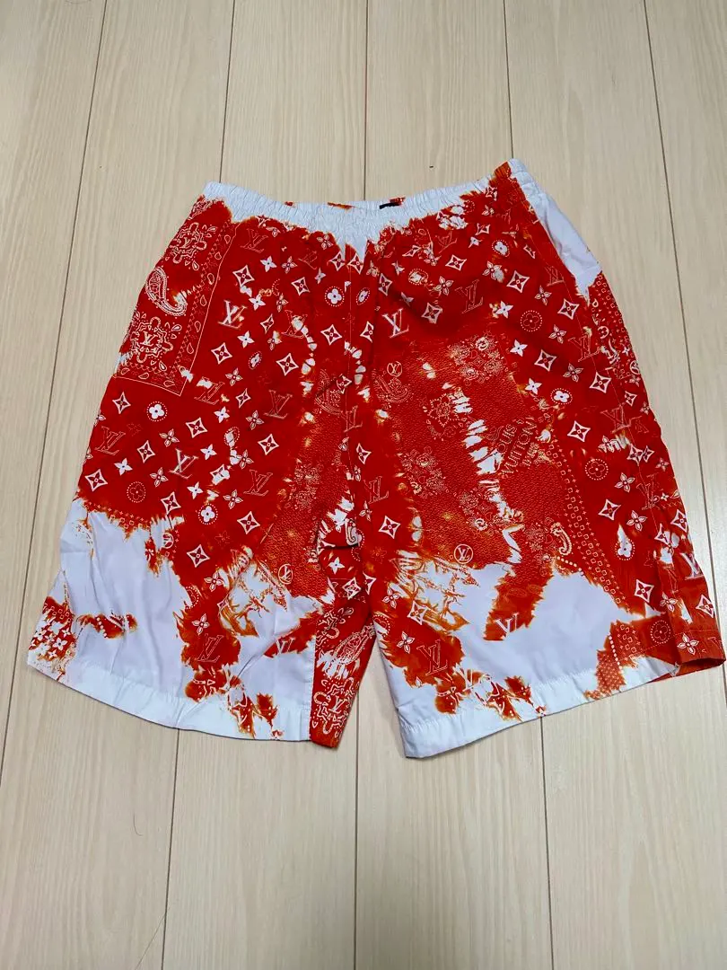 LOUISVUITTON 22AW バンダナボードハーフパンツ 水着 M LOUIS VUITTON ルイヴィトン 22AW Bandana Swim Short バンダナ