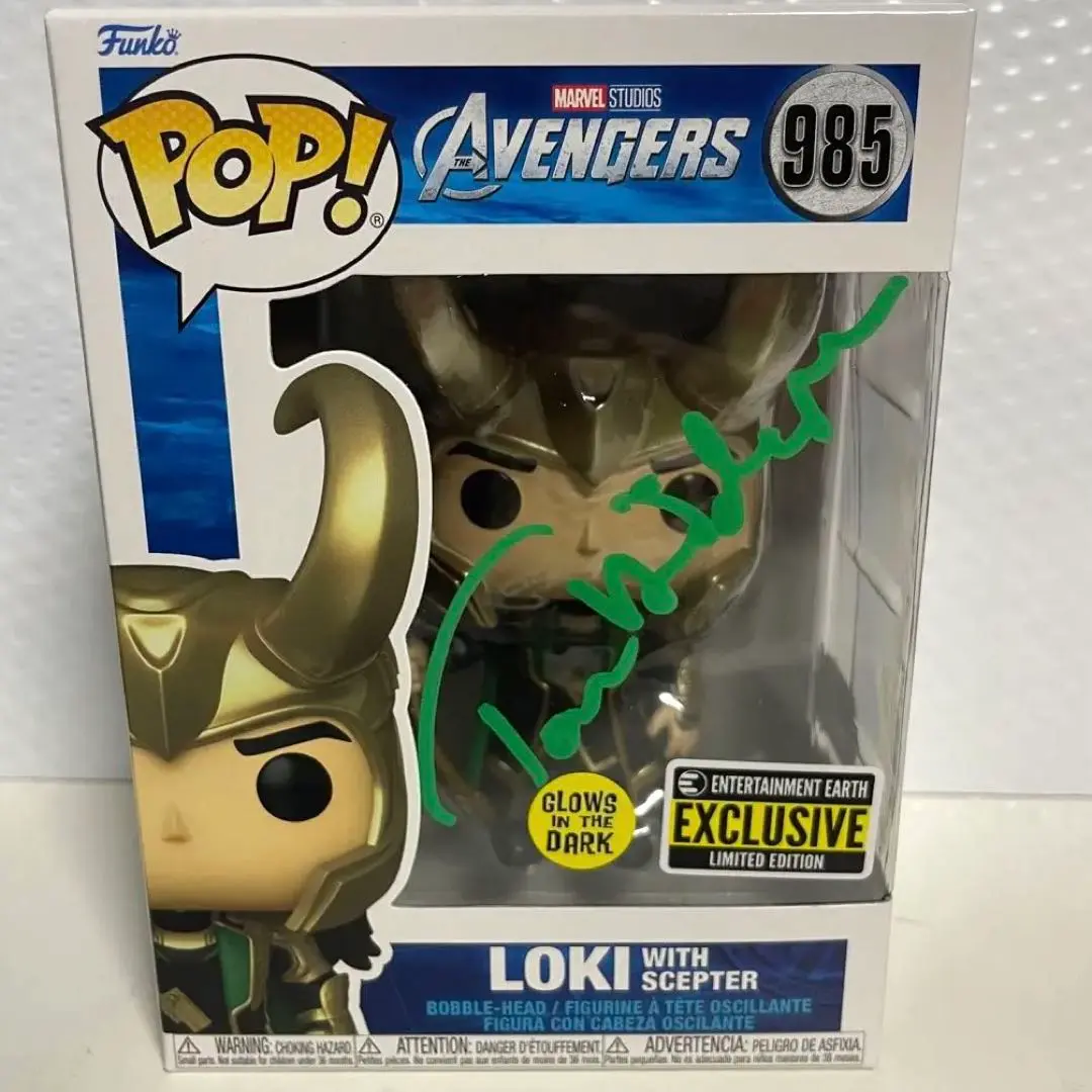【直筆サイン】トムヒドルストン　アベンジャーズ　ロキ 直筆サイン】トムヒドルストン アベンジャーズ ロキ