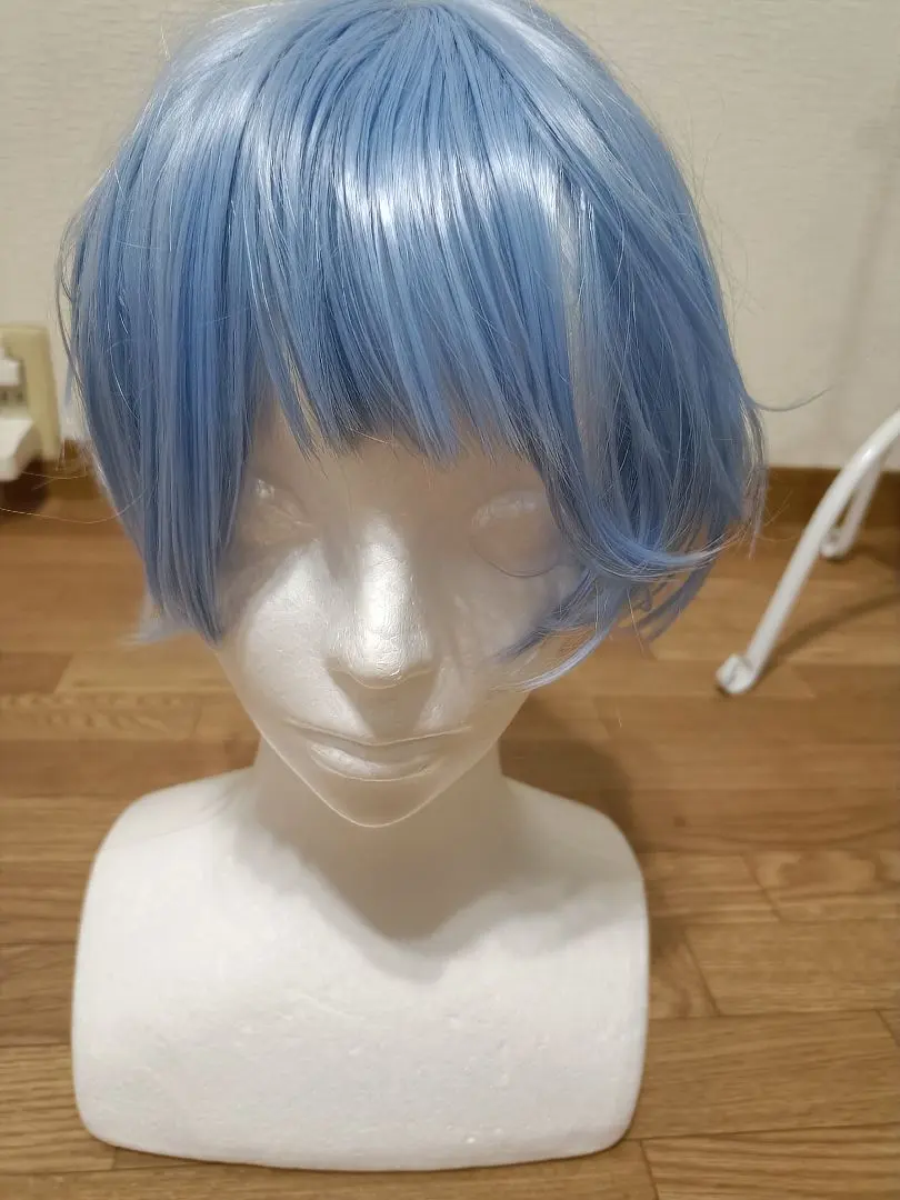 Thumbnail of Rei Ayanami Short Wig, Light Blue