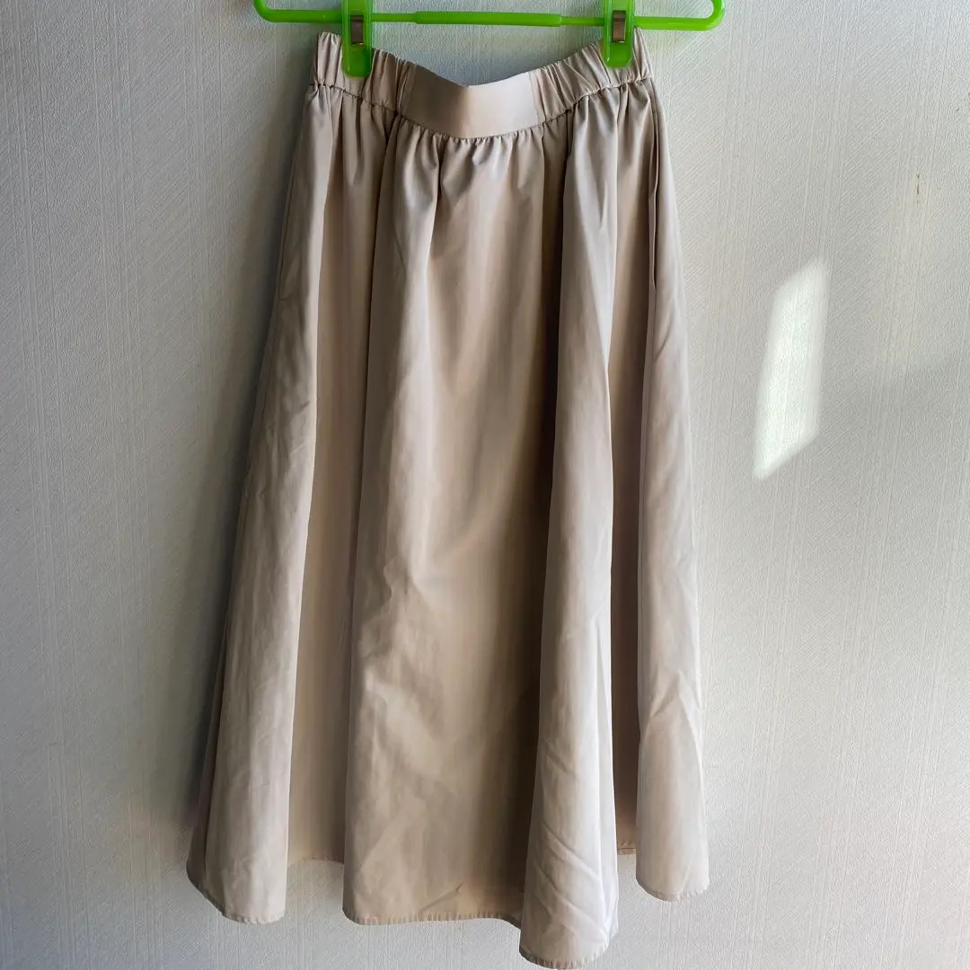 ソージュ soeju ホワイト ロングフレアスカート 新品 タグ有 SKIRT COLLECTION