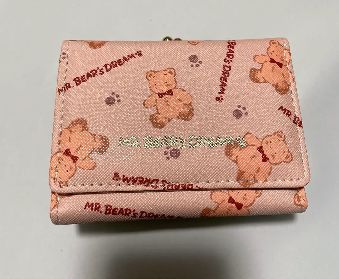 ミスターベアーズドリーム 折りたたみ財布 サイフ サンリオレトロ ヴィンテージ ミスターベアーズドリーム 二つ折り財布 昭和レトロ ファンシー