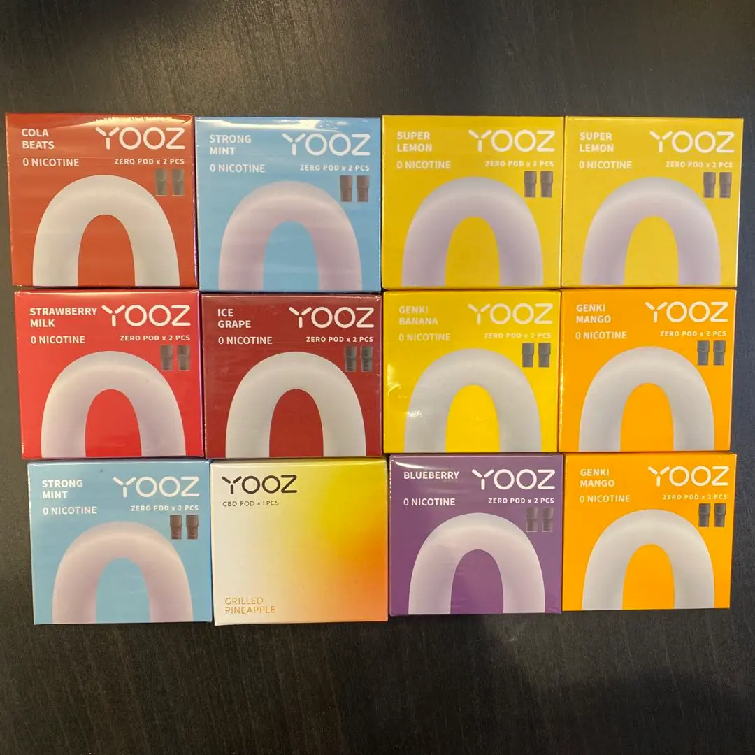 最高メンズ - YOOZノンニコチンポッド(新品) コーラ マンゴー 各