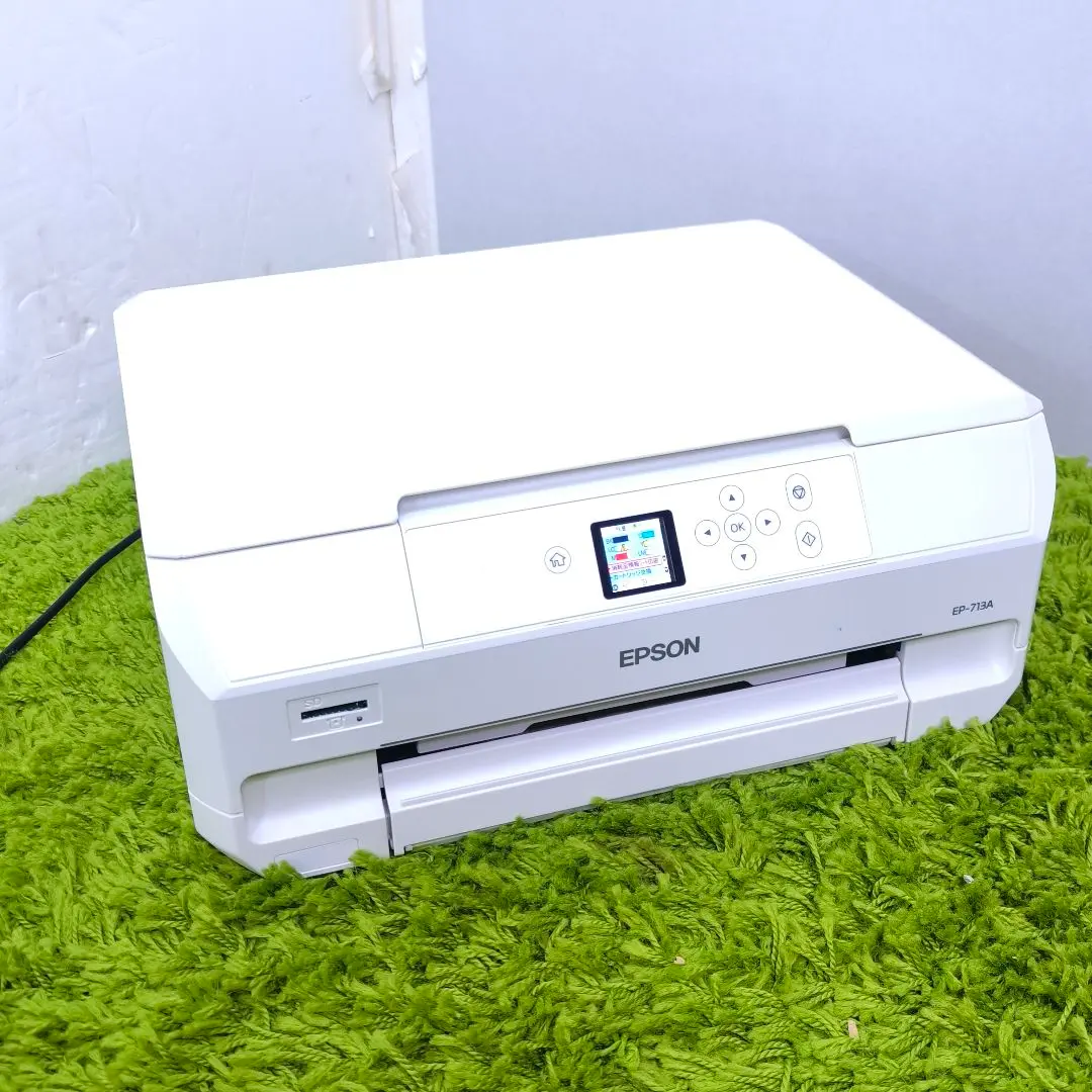 EPSON EP-713A エプソン インクジェットプリンター ジャンク品 ジャンク》EPSON EP-713A インクジェットプリンター ホワイト