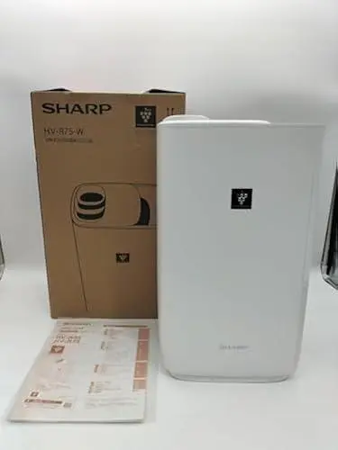 新品☆未使用 SHARP シャープ HV-R75-W 加湿器 置き型 ホワイト HV-R75 | プラズマクラスター加湿器：シャープ