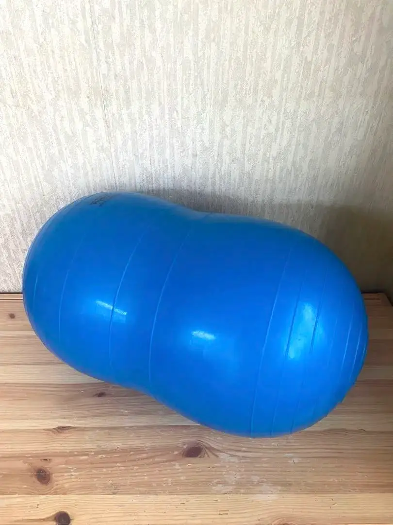 ギムニク　フィジオロール 70cm 青　ピーナッツ型バランスボール　未使用 ギムニクフィジオロール 70cm 青ピーナッツ型バランスボール未使用