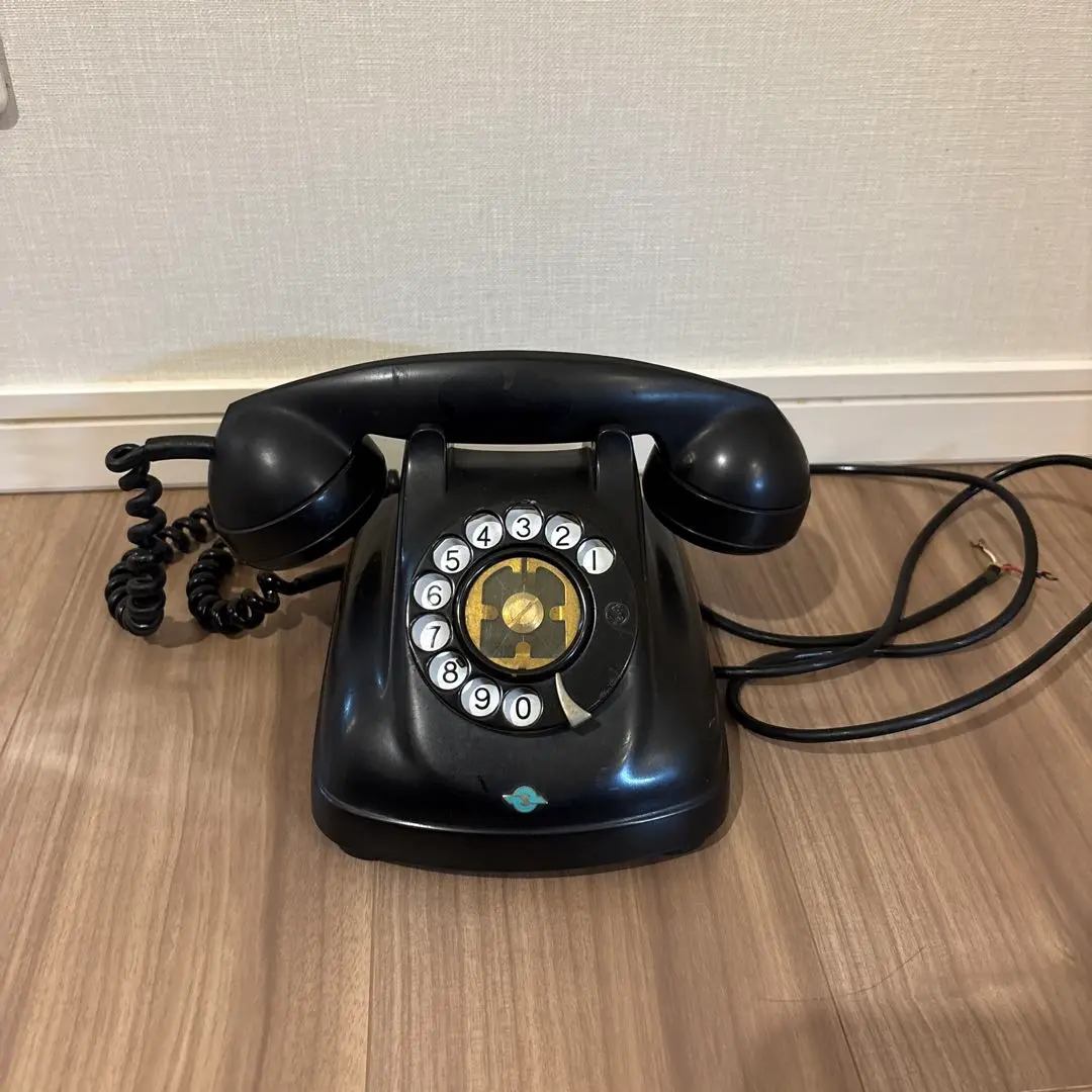昭和 電話 4号 黒電話 レトロ 電電公社 ビンテージ 古道具 アンティーク 昭和レトロ】黒電話 4号A電話機 4号機 日本電信電話公社(2
