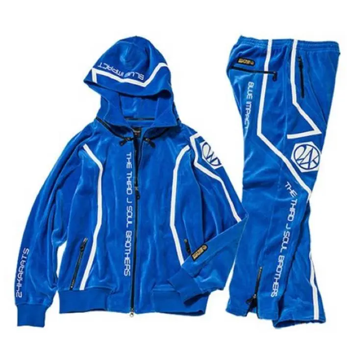 三代目JSB 会場限定パーカー　BLUE IMPACT Mサイズ 三代目JSB 会場限定パーカー BLUE IMPACT Mサイズ - メルカリ