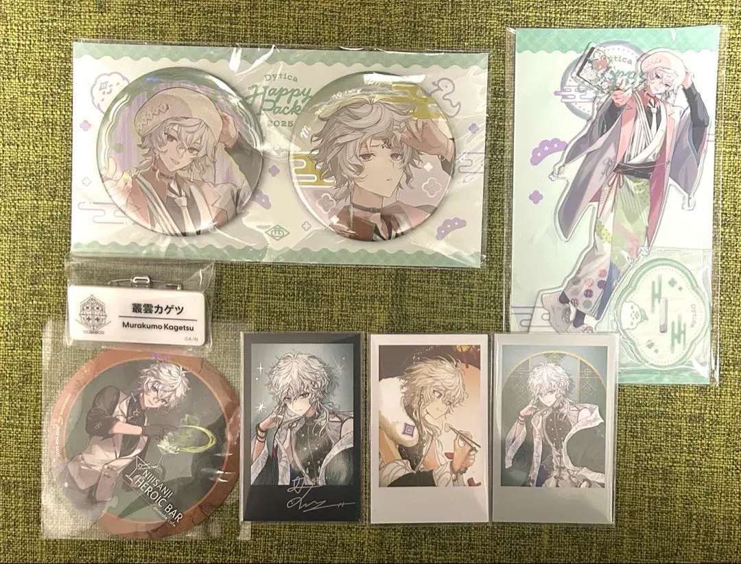 Thumbnail of NIJISANJI Kagetsu Murakumo Name Badge Acrylic Stand Can Badge Cheki-style Card