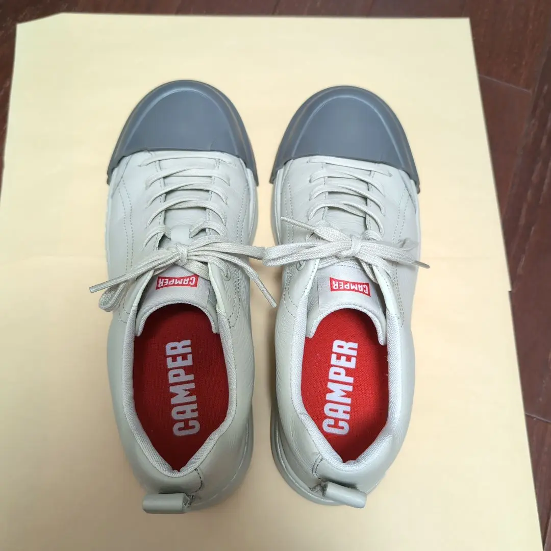 CAMPER カンペール　ジャンクション　グレー　25.5㎝　*美品* カンペール CAMPER [カンペール] JUNCTION / フラットシューズ