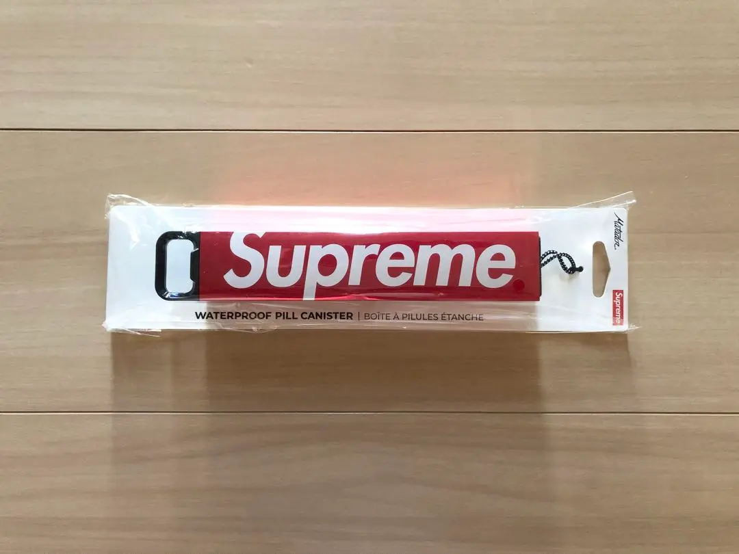 【未開封】Supreme ピルケース レッド 約20cm Supreme 美品 シュプリーム ピルケース 23AW WATERPROOF PILL