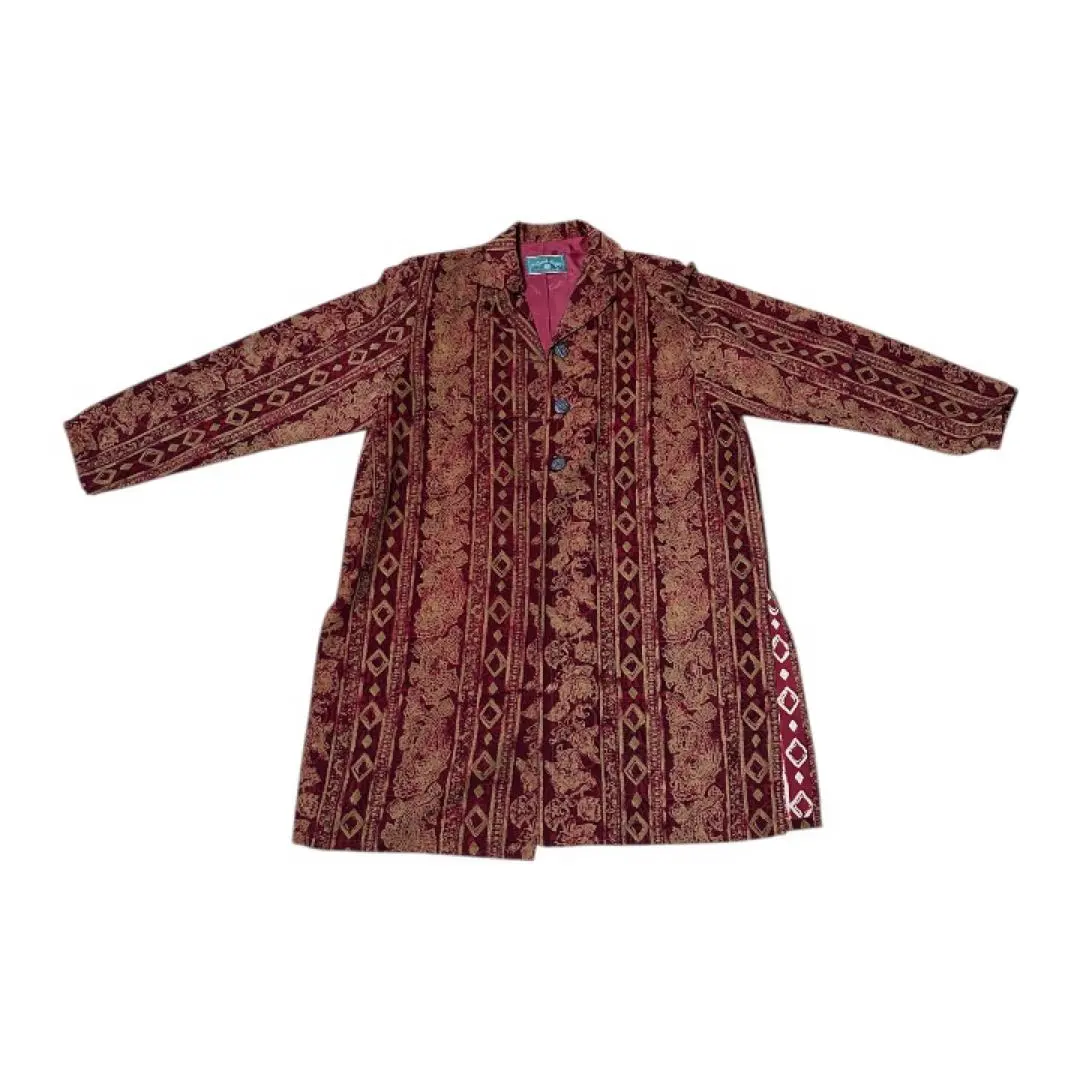 Thumbnail of Attention all short individuals! Bordeaux patterned jacket, vintage, made in Japan