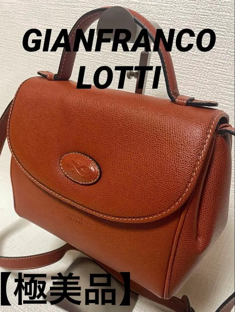 GIANFRANCO LOTTI バニティバック【美品】 GIANFRANCO LOTTI ジャンフランコロッティ ハンドバッグ バニティ