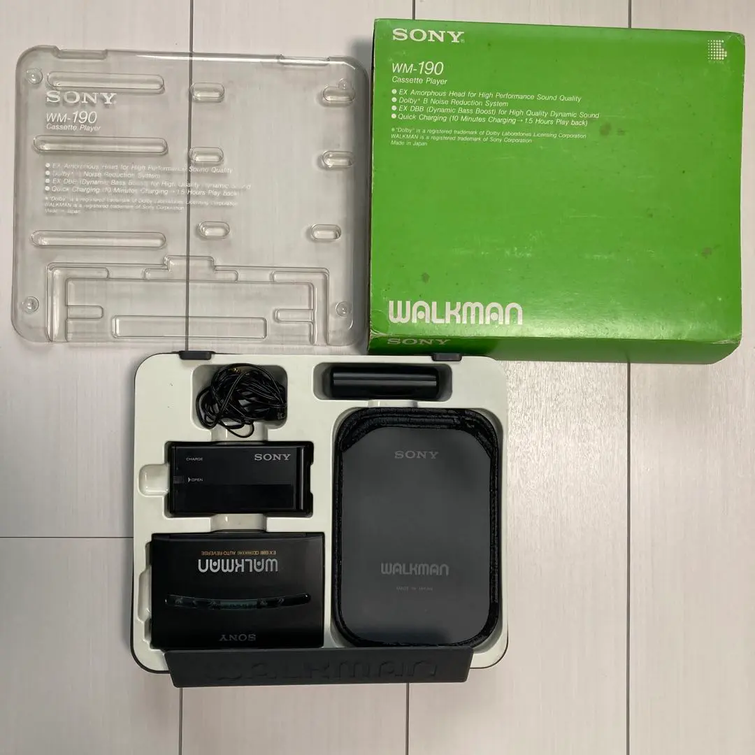 再値下げ【ジャンク】SONY WALKMAN カセットプレーヤー WM-190 ジャンク】SONY WALKMAN WM-190 ウォークマン