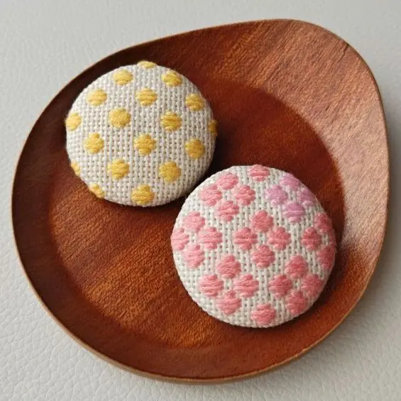 Thumbnail of Kogin-zashi Handmade Brooch