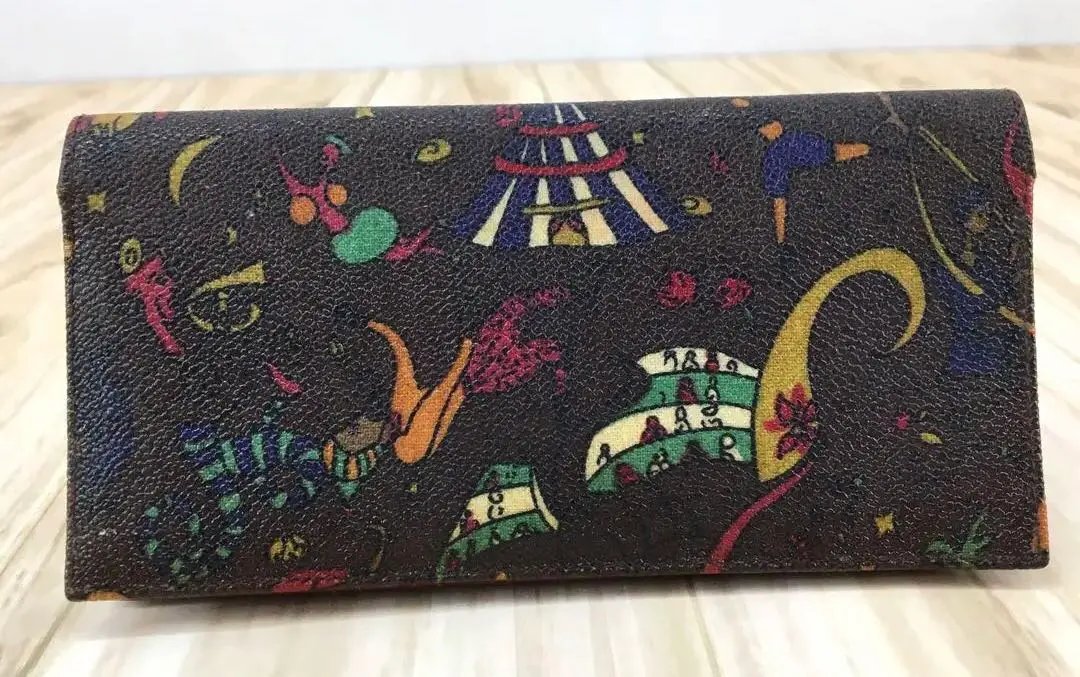 極美品 PIERO GUIDI ピエログイディレザー 革 ウォレット 長財布 PIERO GUIDI(ピエログイディ) / 財布/--/マルチカラー/総柄