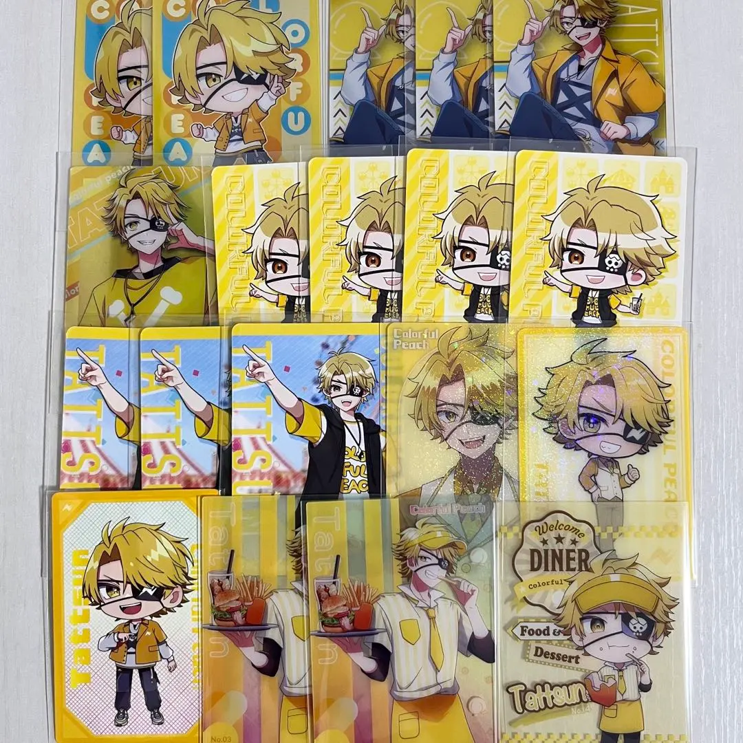 Thumbnail of Colorful Peach (Karapichi) Tattun Card Set