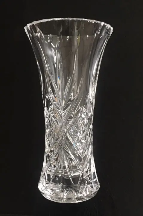 Thumbnail of Crystal glass vase flower vase Showa retro