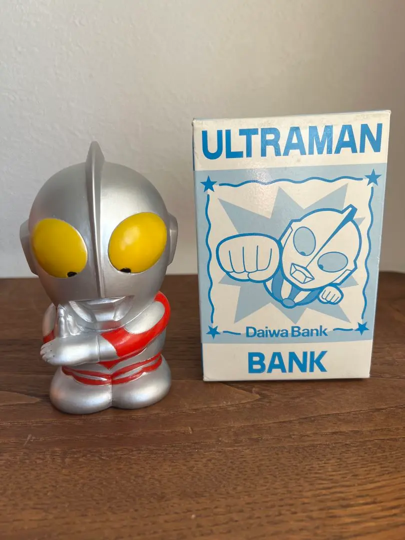 【箱入り・袋入り・未使用含む】大和銀行ウルトラマン貯金箱６体＆缶ボックス 激レア】ウルトラマン貯金箱 大和銀行 6体 レトロ フィギュア