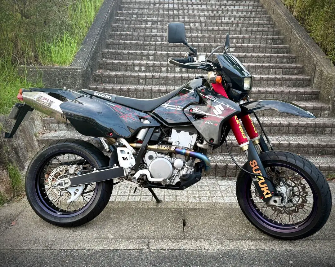 スズキ　DRZ400SM ヨシムラ　トライコーンマフラー　フルエキ Yahoo!オークション - スズキ DR-Z400SM ヨシムラ トライコーン