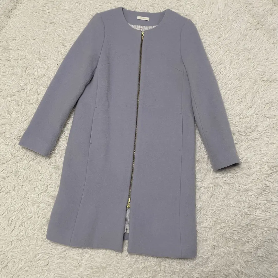 Thumbnail of Loungedress ♡ Lounge Dress No Collar Coat Blue