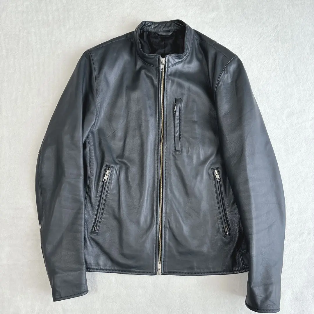 Thumbnail of Excellent Condition: Journal Standard Leather Jacket, Gray, Sheepskin, Riders