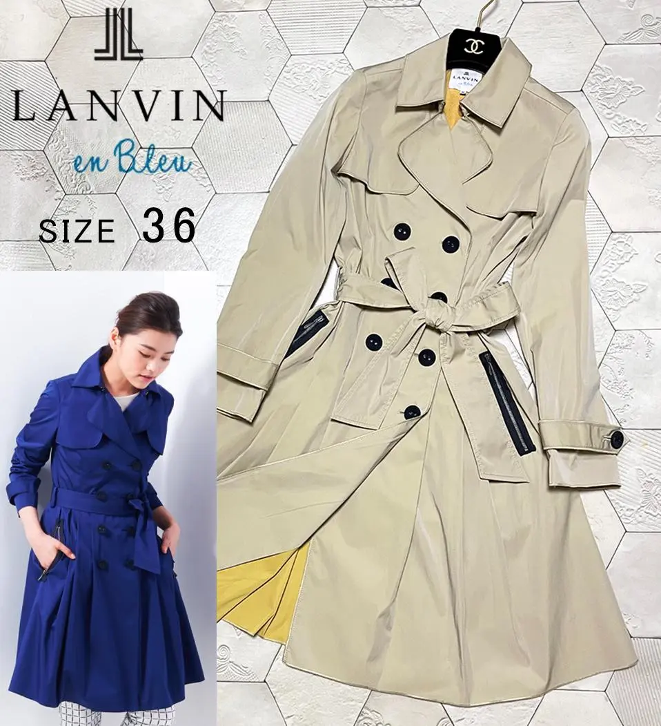 レディース　スプリングコート　LANVIN en bleu LANVIN en Bleu - ランバンオンブルー スプリングコート ロング