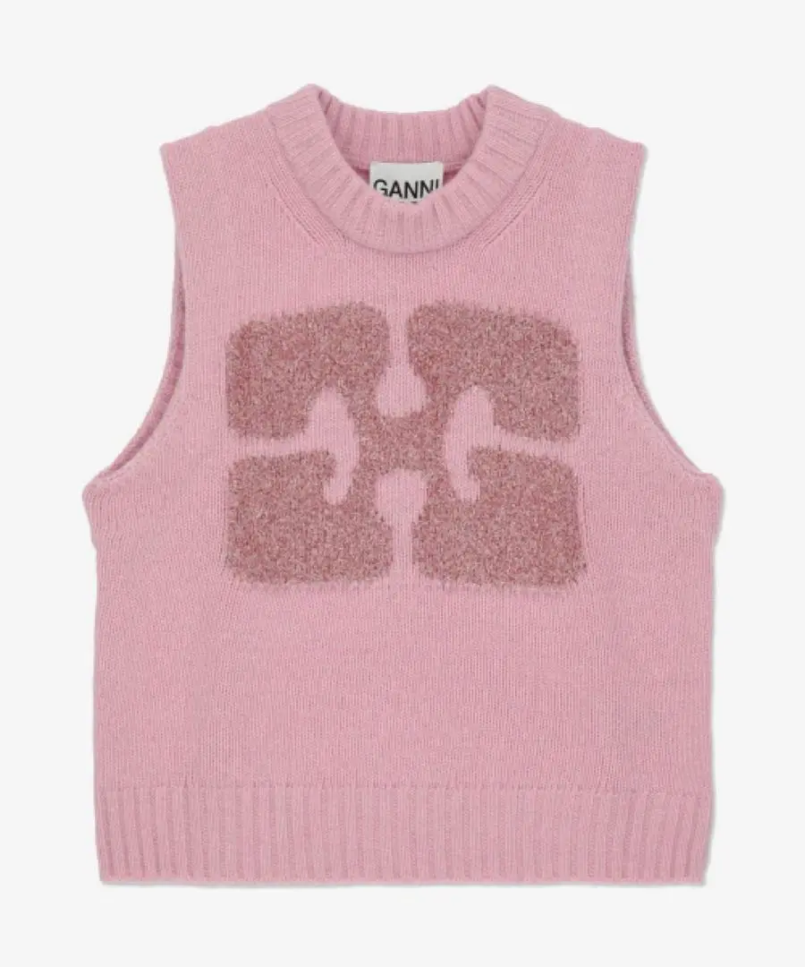 限定出品❣️ GANNI ガニー　ニット　ベスト　ロゴ　バタフライ 限定出品❣️ GANNI ガニーニットベストロゴバタフライ