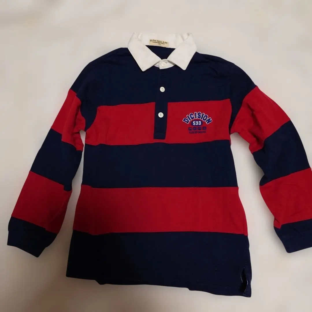 Thumbnail of ELFIN DOLL KIDS Striped Polo Shirt