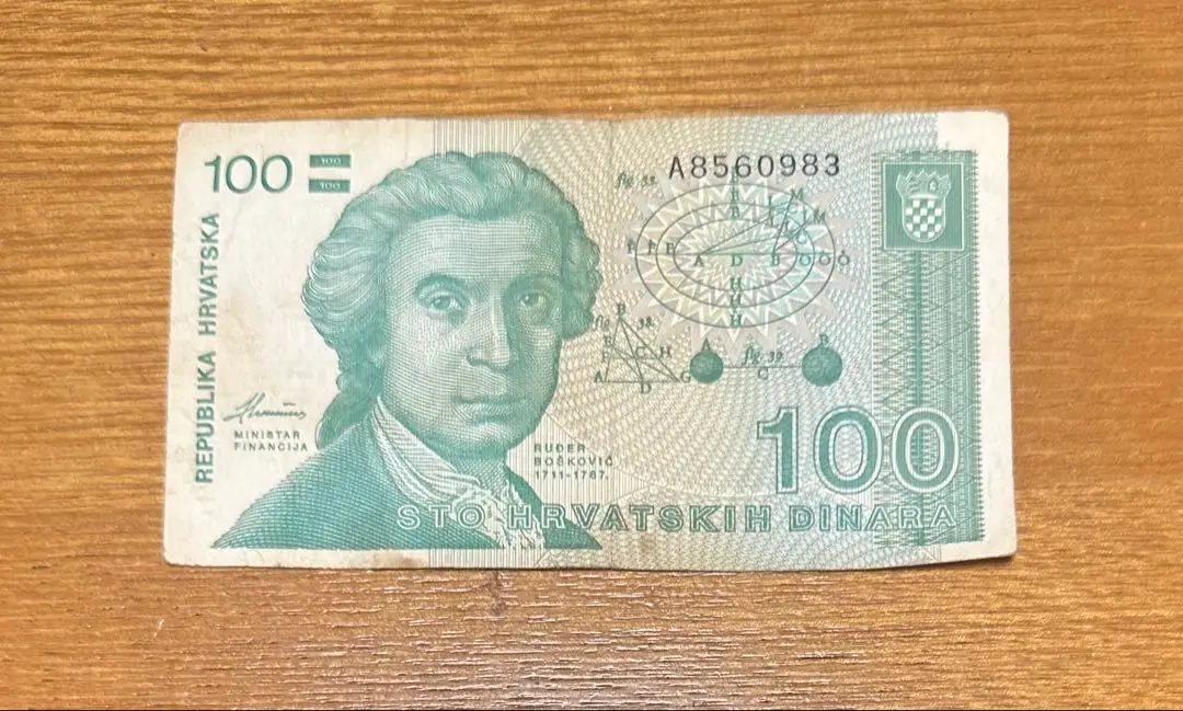 ★クロアチア　クーナ　紙幣と硬貨セット★ 65 クロアチア通貨 クーナ Stock Photos, High-Res Pictures
