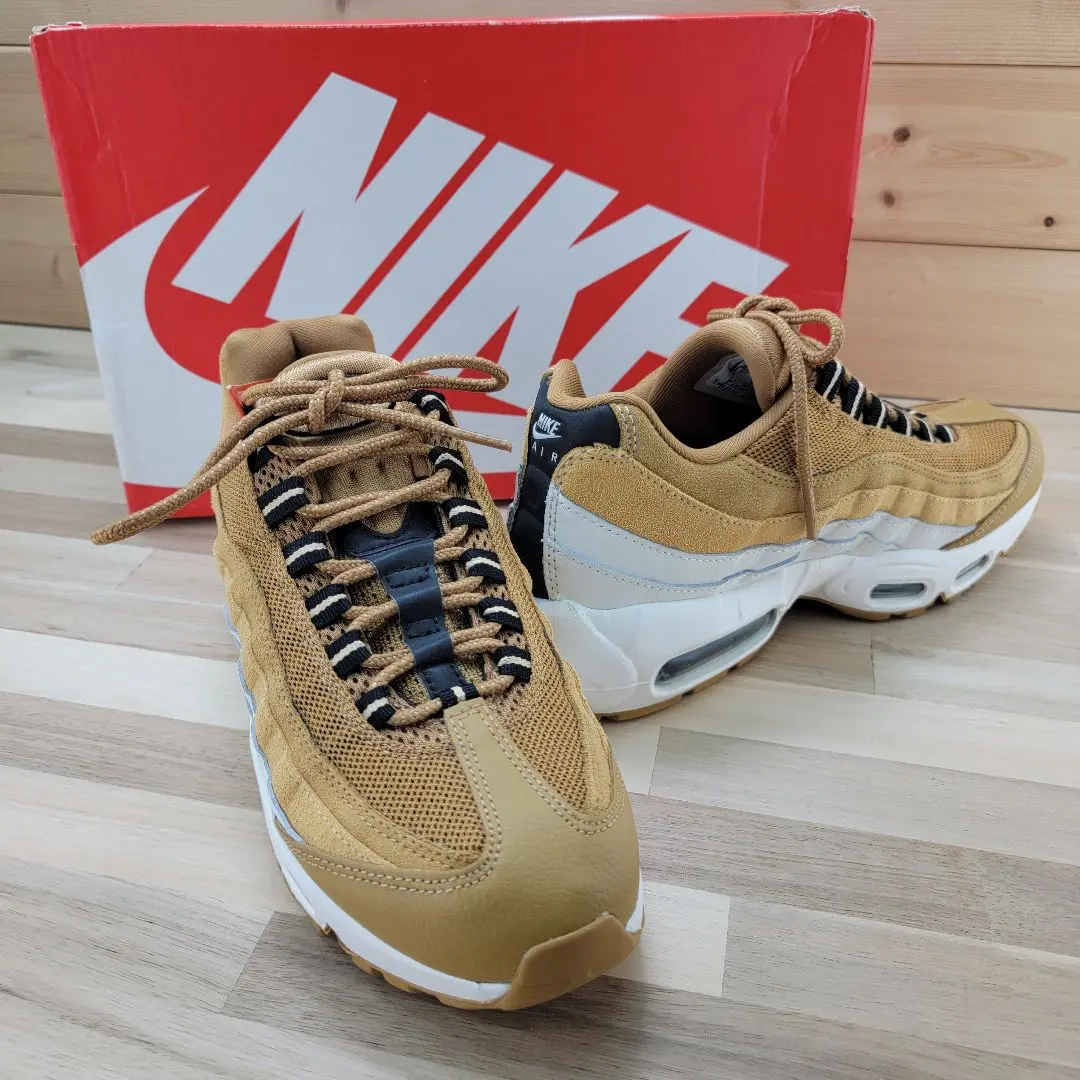 NIKE ナイキ エアマックス 95 ブラック/ウィート エッセンシャル 2025年最新】nike air max 95 ウィートの人気アイテム - メルカリ