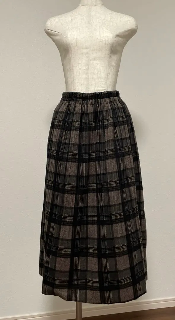 Thumbnail of MELANGE Check Pattern Long Skirt - Melange - Skirt - Excellent Condition