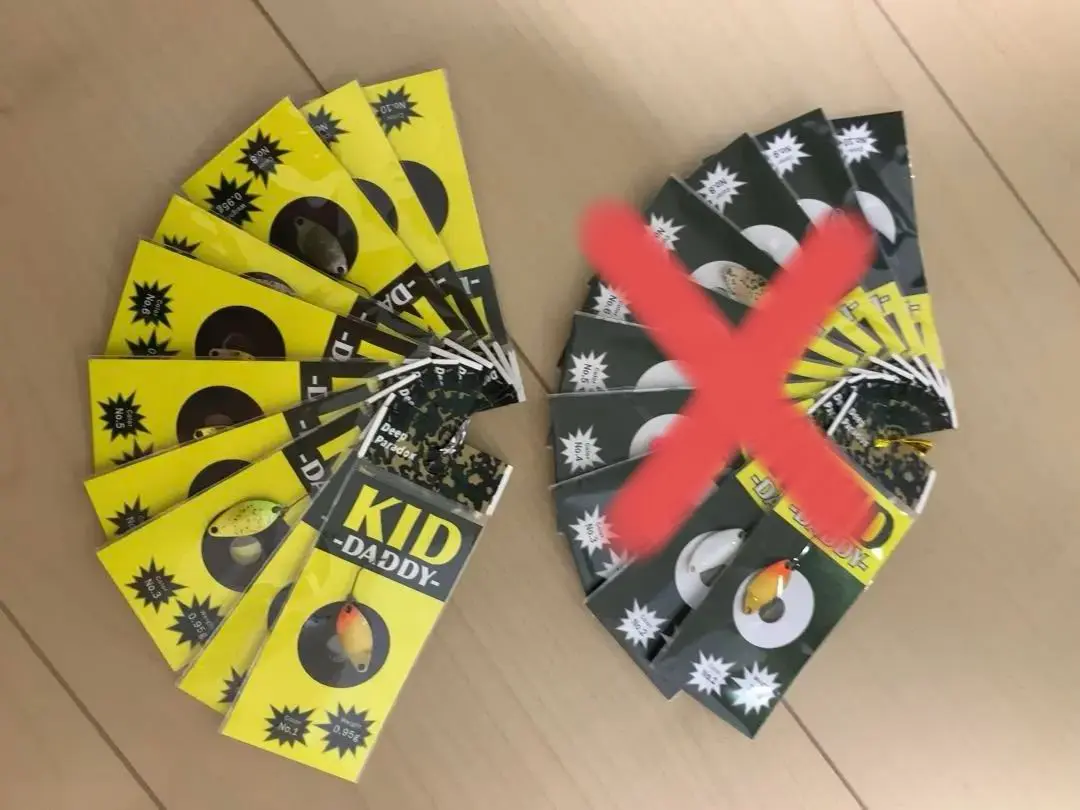 ディープパラドックス　KID DADDY キッドダディ 10枚セット ディープパラドックス キッドダディ（KID DADDY）0.95g【全10色