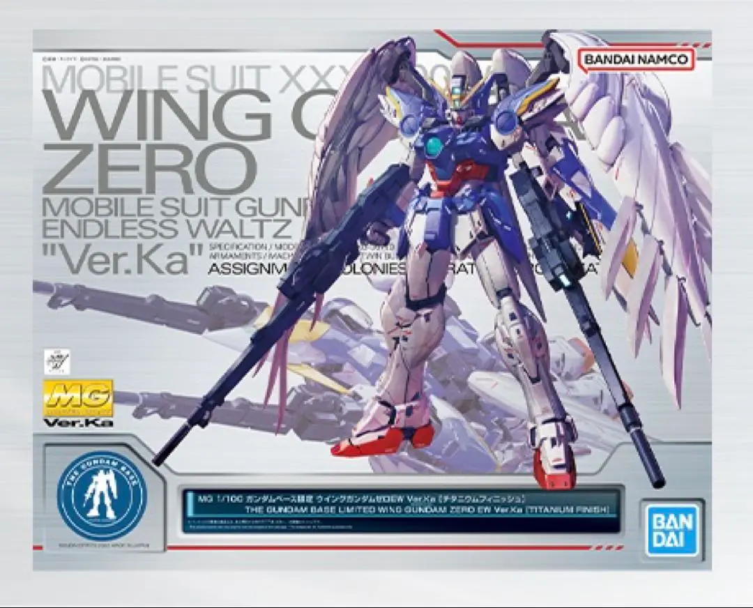 B*K様 【完成品】MGウイングガンダムゼロEW ver.ka　チタニウムフィニ 新商品紹介】MG 1/100 ガンダムベース限定 ウイングガンダムゼロ