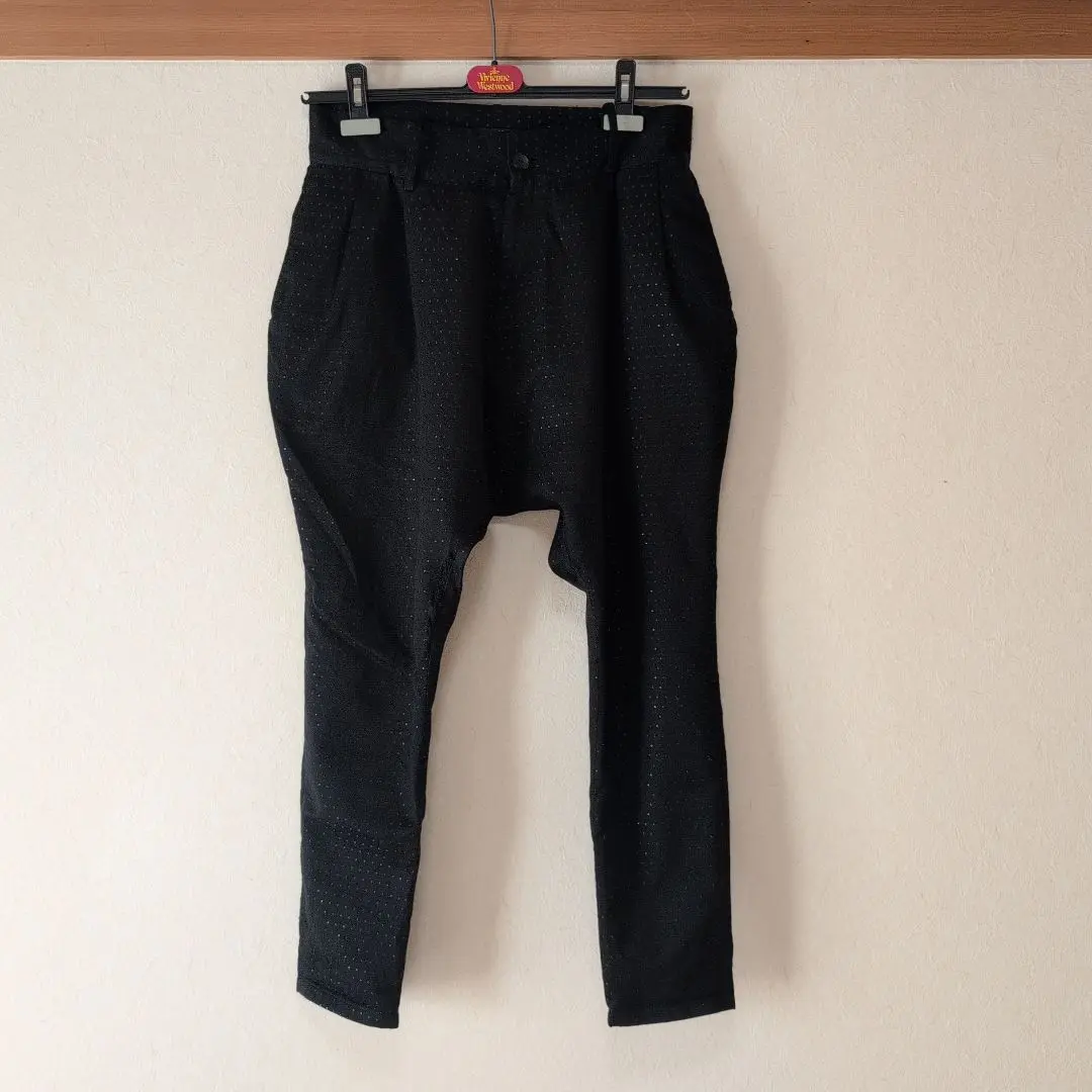LIMI feu ☆ 08AW ウールギャバドッキング サルエルパンツS(美品)