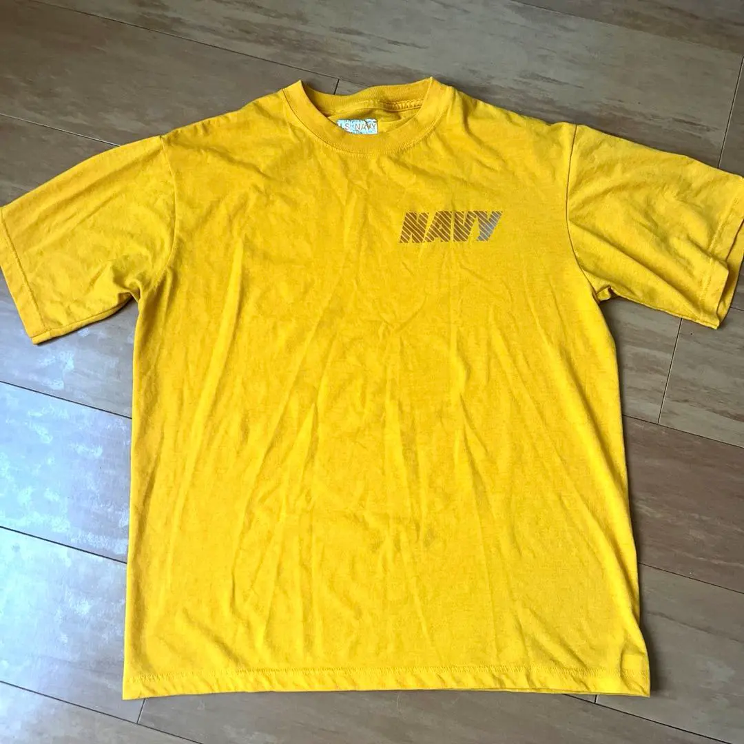 Thumbnail of U.S. NAVY Yellow T-shirt M