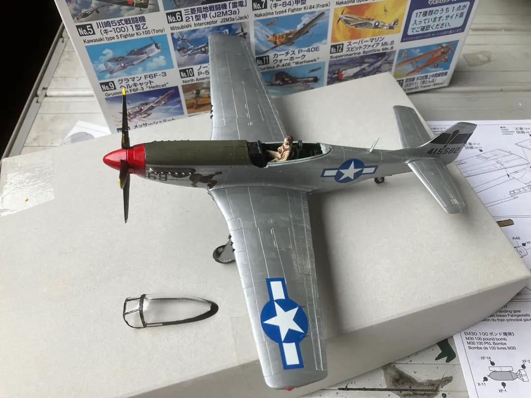 Thumbnail of P-51 D Mustang Plastic Model Completed 1/48
